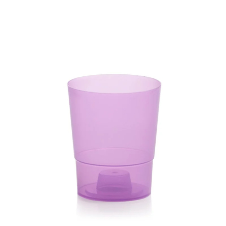 Горщик для квітів Prosperplast COUBI 12.5х13см круглий прозорий (15476) - 3