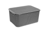 Ящик для зберігання BRANQ RATTAN з кришкою 19л антрацит (BRQ-1724.1) - 1 Ящик для зберігання BRANQ RATTAN з кришкою 19л антрацит (BRQ-1724.1) - 1