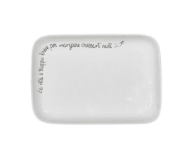 U10260097A83 Поднос прямоугольный La Porcellana Bianca GLI ONESTI, 22 х 15 см