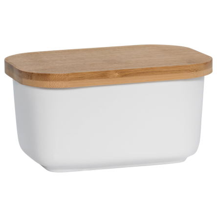 AW0203 Емність для масла з кришкою WHITE BASICS KITCHEN порцелянова, 700 мл - 1