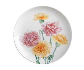 JY0046 Тарілка обідня Carnations FLORIADE порцелянова, діам. 20 см