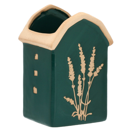 Кашпо Rituali Domestici DICASA, кераміка, зелене, 10,5 х 9 х 16 см - 1