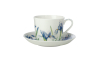 JY0037 Чашка з блюдцем Irises FLORIADE порцелянова, 480 мл - 1 JY0037 Чашка з блюдцем Irises FLORIADE порцелянова, 480 мл - 1