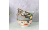 Набор мисок Kitchen Craft Boho Floral, керамика, диам. 15,5 см, 4 шт. - 2
