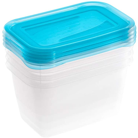 Комплект ємностей для мікрохвильової печі Keeeper Fredo Fresh прямокутний 4х0.75 л (KEE-673) - 2