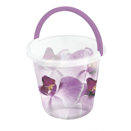 Відро пластикове BRANQ 10л Орхідея (BRQ-1201.2) - 1 Відро пластикове BRANQ 10л Орхідея (BRQ-1201.2) - 1