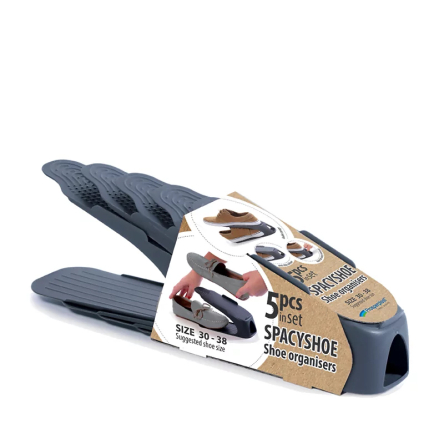 Набір підставок для взуття Prosperplast SPACYSHOE. 30-38. 5шт антрацит (34526-433) - 1 Набір підставок для взуття Prosperplast SPACYSHOE. 30-38. 5шт антрацит (34526-433) - 1