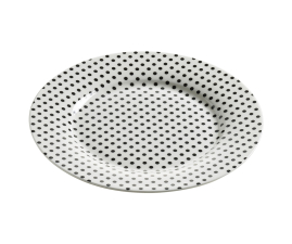 S82001 Тарілка Dots ART DECO порцелянова, діам. 20 см