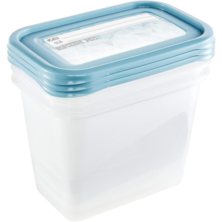 Комплект ємностей для морозилки Keeeper Mia Magic Ice прямокутний 3х1.0 л (KEE-3014) - 2