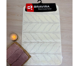 Коврик TM Bravira серия Classik (50х80см) кремовый Gream, полипропилен (CLT202112-154)