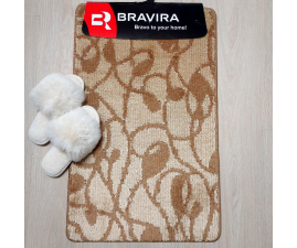 Килимок TM Bravira серія Classik (50х80см) коричневий-Brown, поліпропілен (CLC202010-151)