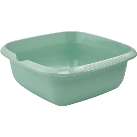 Миска пластиковая Keeeper квадратная с отливом зеленая 8л (KEE-0556.1) - 1