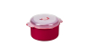 Ємність для НВЧ Plast Team MICRO із клапаном 1.5л червона (TEA-3107.2) - 1