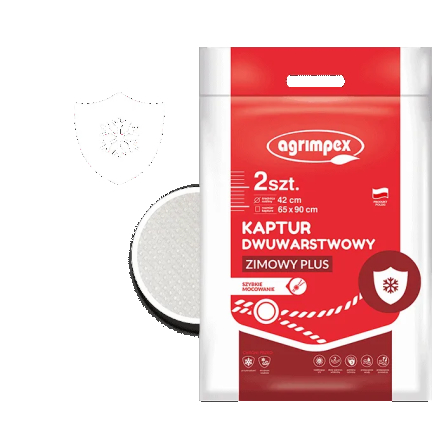 Білий каптюр зимовий двошаровий , 2 шт. пакет 0.9х1.3 (Agro-E0038) - 1 Білий каптюр зимовий двошаровий , 2 шт. пакет 0.9х1.3 (Agro-E0038) - 1