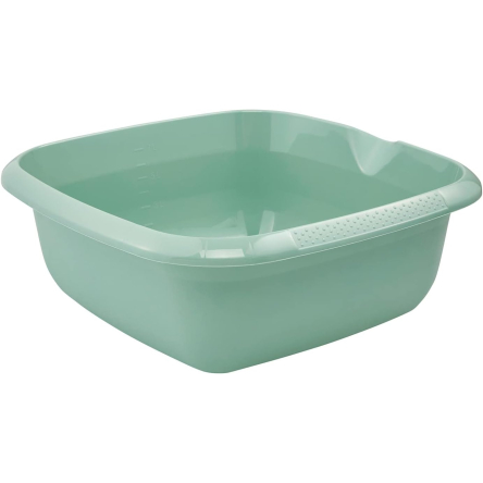 Миска пластикова Keeeper квадратна з відливом зелена 13л (KEE-0557.1) - 2