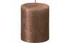 Свеча Рустик Bolsius SHIMMER столбик 8х6.8см медь (BOL-637080) - 1