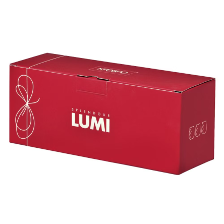 Набір склянок SPLENDOUR LUMI 400млх3 шт (KROS-931210) - 3 Набір склянок SPLENDOUR LUMI 400млх3 шт (KROS-931210) - 3