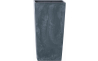 Горшок для цветов Prosperplast URBI SQUARE EFFECT квадратный с вкладышем 14х14х26.5см антрацит мраморный (66176-433) - 2