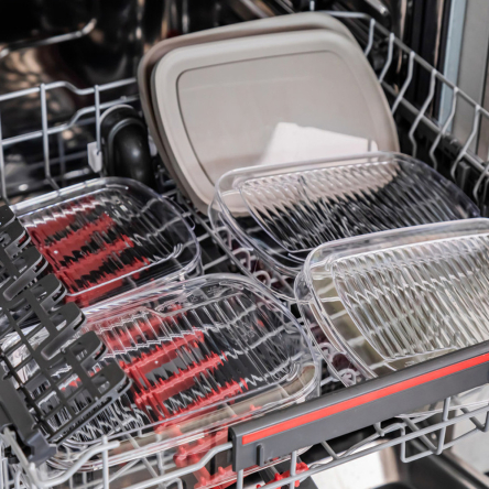 Контейнер для нарезки Kitchen Craft MASTERCLASS, трехуровневый, пластик, 23,1 x 16,3 x 7,7 см - 3