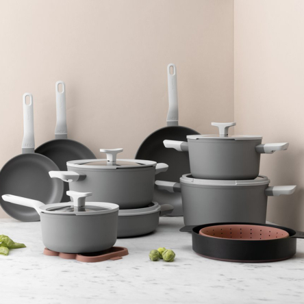 Каструля з антипригарним покриттям LEO SHADOW, діам. 28 см, 6,2 л (3950170) - 3