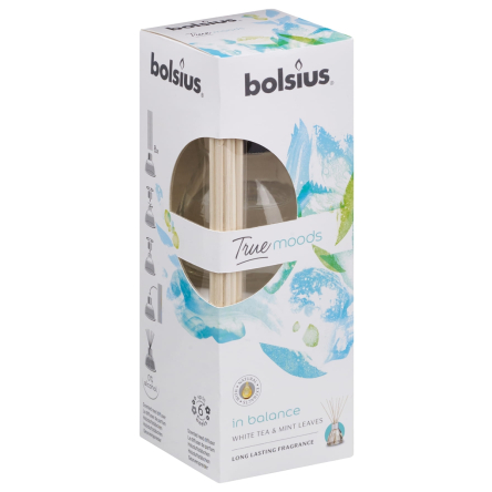 Диффузор Bolsius True Scents аромат in balance (Белый чай и листья мяты) (BOL-806713) - 1