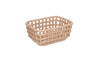 Корзина прямоугольная Rituali Domestici CATTURATA, керамика, бежевая, 28 х 20 х 12,5 см - 1 Корзина прямоугольная Rituali Domestici CATTURATA, керамика, бежевая, 28 х 20 х 12,5 см - 1