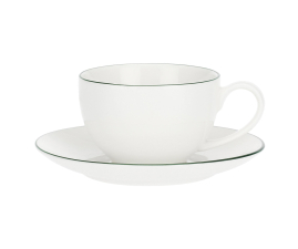 P005800015 Чашка для кави з блюдцем La Porcellana Bianca DINTORNO, порцеляна, 100 мл