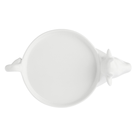 P002700101 Тарілка серверувальна для сиру La Porcellana Bianca FATTORIA,"корова", діам. 16 см - 4