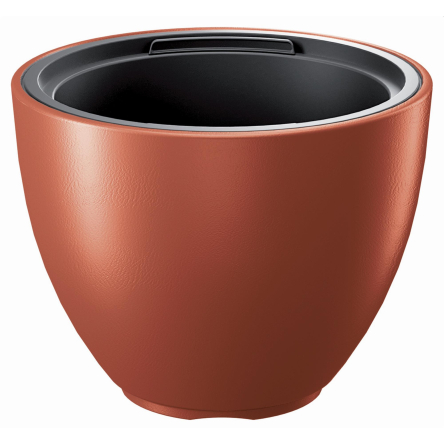 Горшок для цветов Prosperplast HEOS с вкладышем 30х23см медный (89274-7598) - 2