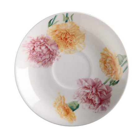 JY0034 Чашка с блюдцем Carnations FLORIADE фарфоровая, 480 мл - 2 JY0034 Чашка с блюдцем Carnations FLORIADE фарфоровая, 480 мл - 2