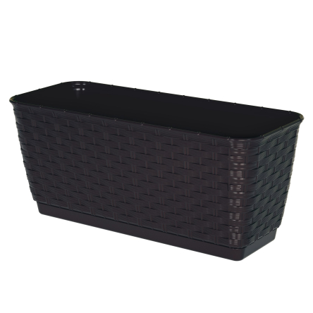 Балконний ящик Prosperplast RATOLLA 29.9х11.9х12.6см коричневий (74964-440) - 2