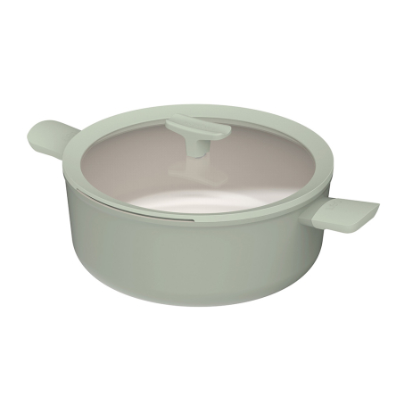 Каструля з антипригарним покриттям BergHOFF LEO BALANCE SAGE, діаметр 25см, 6.2л (3950454) - 1