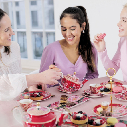 HV0173 Блюдо сервірувальне TEAS & C`S Silk Road Cherry Red, порцелянове, 25 х 12 см - 2 HV0173 Блюдо сервірувальне TEAS & C`S Silk Road Cherry Red, порцелянове, 25 х 12 см - 2