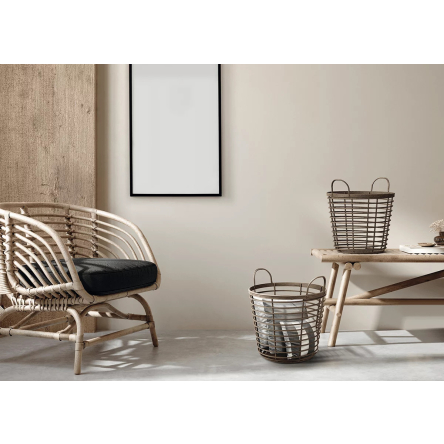 Кошик ажурний Prosperplast ZANZI ECO WOOD з ручками багатофункціональний 43х46.3см бежевий (82128-4665) - 3 Кошик ажурний Prosperplast ZANZI ECO WOOD з ручками багатофункціональний 43х46.3см бежевий (82128-4665) - 3