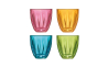 Набір кольорових склянок для напоїв La Roshere LILY, h 9 см, 250 мл, 4 шт. - 1