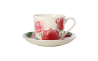 JY0032 Чашка з блюдцем Roses FLORIADE порцелянова, 480 мл - 1 JY0032 Чашка з блюдцем Roses FLORIADE порцелянова, 480 мл - 1