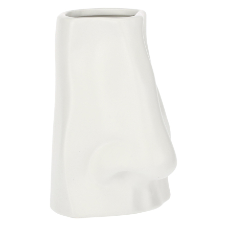 Ваза Rituali Domestici AUGUSTO NOSE WHITE, кераміка, 9,5 х 8 х 13 см - 4