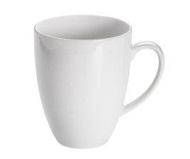 P058 Кухоль WHITE BASICS ROUND, порцеляновий, 375 мл