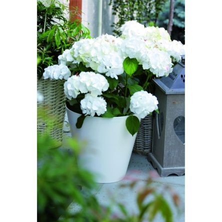 Горщик для квітів Prosperplast TUBUS 20х19см білий (74950-449) - 2