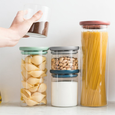 Набор стеклянных контейнеров для хранения LEO, 3 шт. (3950125) - 3