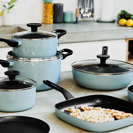 Кастрюля с антипригарным покрытием BergHOFF LEO SLATE, диаметр 20см, 2.9л (3950333) - 3