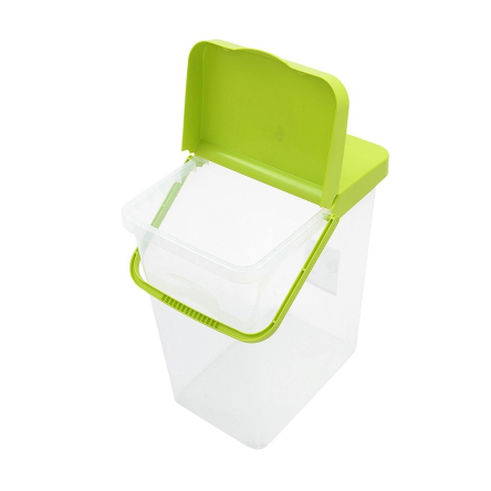 Ведро BRANQ для хранения порошка/корма для животных 10л салатовое (BRQ-1311.2) - 3