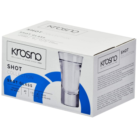 Набір чарок для горілки MIXOLOGY 45 мл х 6шт (KROS-790077) - 2