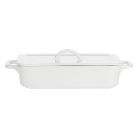 P500250131 Деко для запікання La Porcellana Bianca POPPI з кришкою, порцеляна, 16 х 31 х 6 см - 1