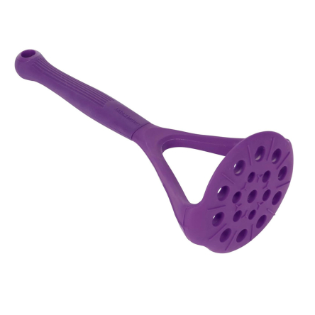 Прес для картоплі Kitchen Craft COLOUR WORKS, фіолетовий, силікон, 24,5 см - 4