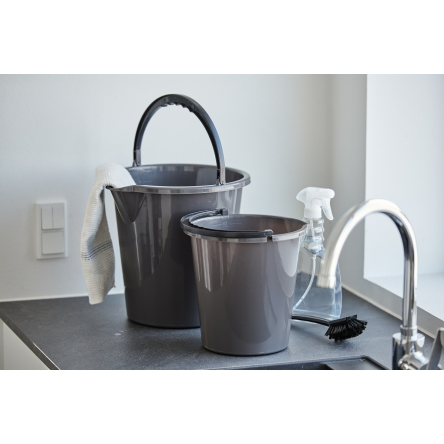 Відро пластикове Plast Team із лійкою 10л чорне (TEA-1059.2) - 2 Відро пластикове Plast Team із лійкою 10л чорне (TEA-1059.2) - 2