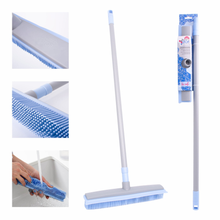 Мітла+кий YORK BACTERIA STOP із гумовою щетиною + кий телескопічний (YR-51300) - 3