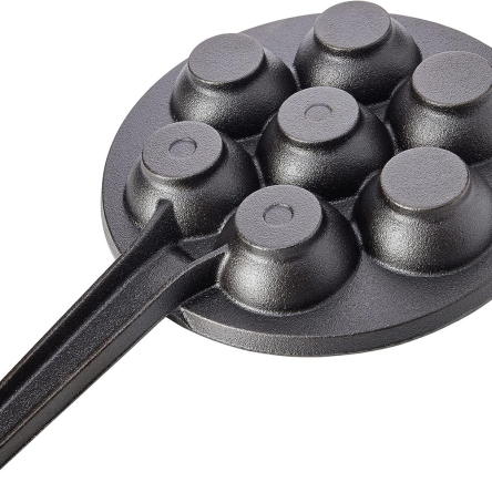 Сковорода для датских панкейков Kitchen Craft, чугун, диам. 20 см - 7 Сковорода для датских панкейков Kitchen Craft, чугун, диам. 20 см - 7