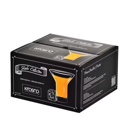 Набор бокалов для коктейлей SHAKE №2 150млх4шт (KROS-912547) - 4 Набор бокалов для коктейлей SHAKE №2 150млх4шт (KROS-912547) - 4