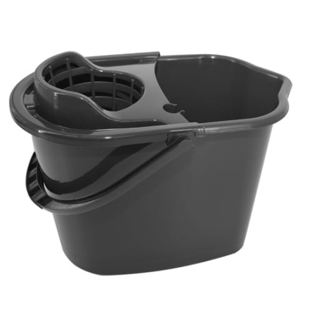 Відро пластикове YORK МОП 10л прямокутне+ віджим (YR-187) - 4